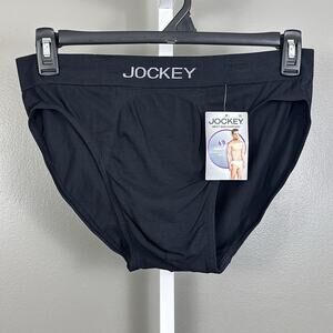 NWT Jockey Mens 2XL XXL Black FormFit Modal SeamFree Bikini Underwear Briefs